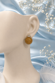گوشواره سکهای نگیندار لوکس